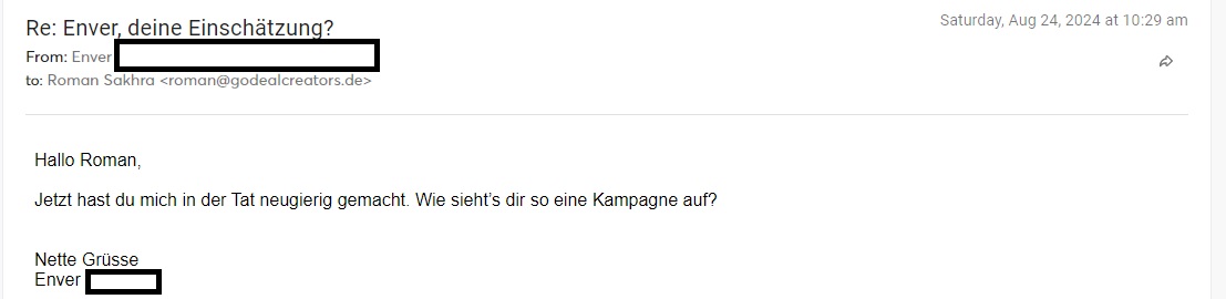 email beispiel 2